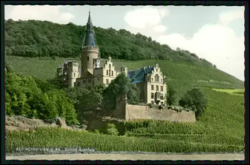 Foto AK - Blick auf Schloss Arenfels - Bad Hönningen am Rhein - Rheinland Pfalz