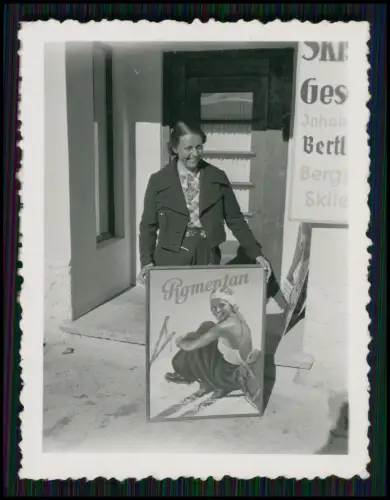 16x Foto Bayern Urlaub 1930er Plakat Motiv Pigmentan + Eisstockschießen Curling