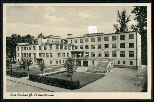 AK Bad Darkau Oberschlesien Sanatorium heute Darkov Karviná Tschechien 1941 gel.