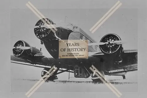 Foto Flugzeug Aircraft Ju 52 Junkers Flugplatz Luftwaffe 