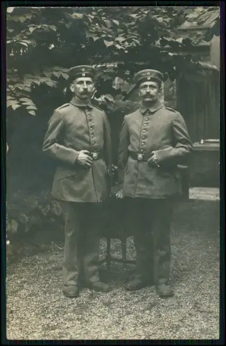 6x Echt Foto AK 1.WK Weltkrieg - Soldaten im Einsatz - Feldpost 1914-18 gelaufen