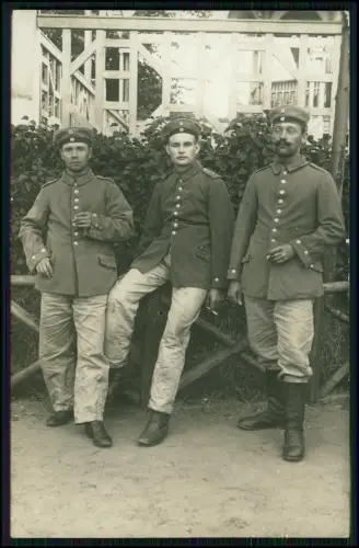 7x Echt Foto AK 1.WK Weltkrieg - Soldaten im Einsatz - Feldpost 1914-18 gelaufen