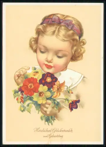 12x AK - Gruß Feste Motiv Ostern Mädchen - U-Boot Kurt u. Annegret Diggins Kiel