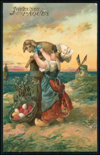 12x alte AK Künstler Karten - Ostern Kinder Zwerge Hund Katze - u. andere Motive