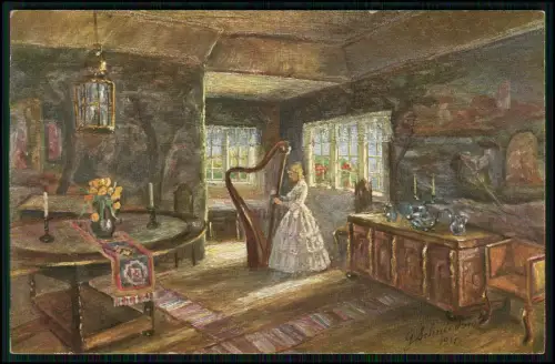 12x AK alte - Künstler Ansichtskarte Postkarte - diverse Motive - um 1910-20