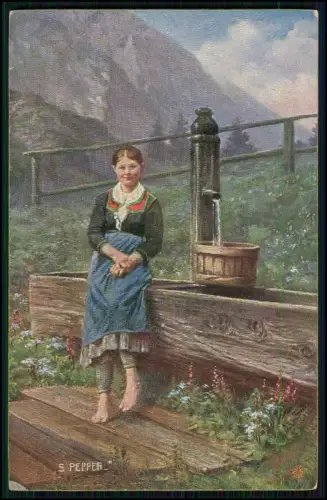 12x AK alte - Künstler Ansichtskarte Postkarte - diverse Motive - um 1910-20