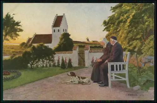 12x AK alte - Künstler Ansichtskarte Postkarte - diverse Motive - um 1910-20