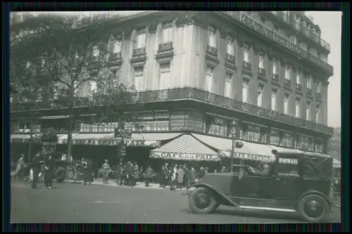 14x Original Fotografien Paris Reise im Mai 1926 - Straßenszenen u.a. Motive