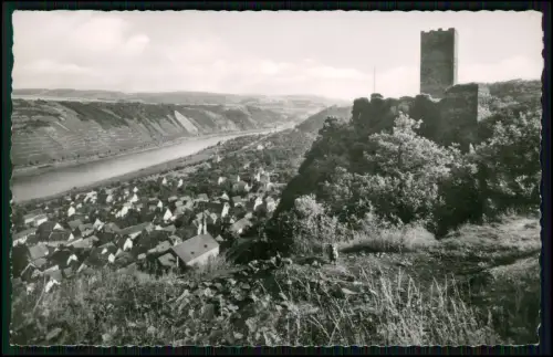 Foto AK - Kobern Gondorf Mosel Niederburg - mit eindrucksvoller Panoramaansicht