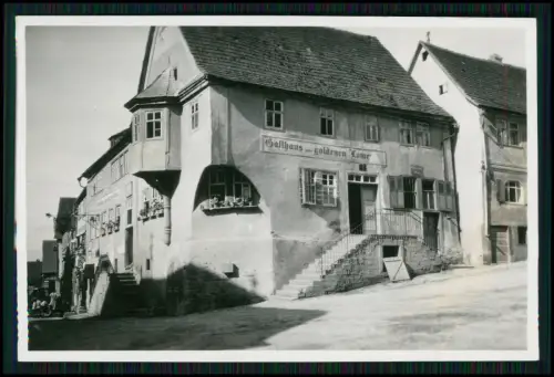 4x Foto - Remlingen Kreis Würzburg Gasthaus Zum goldenen Löwen Straßenmotiv 1928