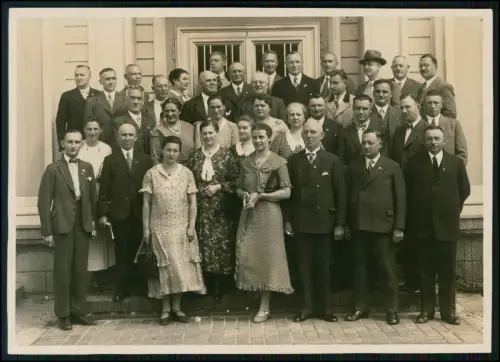 3x Foto Clausthal-Zellerfeld Kurs über Menschenführung - bei Prof Friedrich 1935