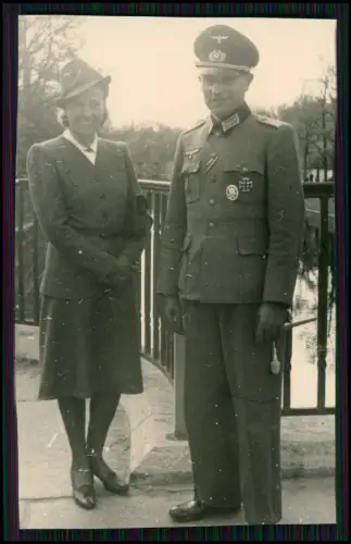 9x Foto - Soldat Wehrmacht - mit Damen Frauen - 1941-43