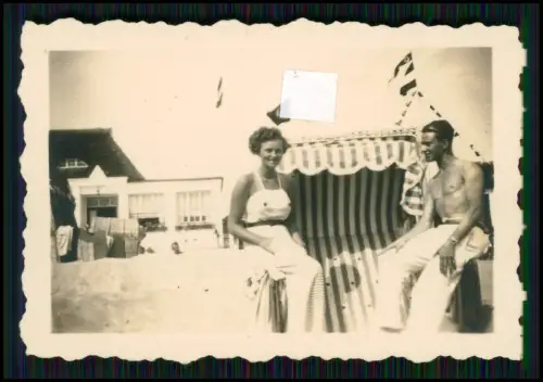 17x Foto - Sommerfrische Urlaub - fröhliche Stunden am Strand der Ostsee - 1938