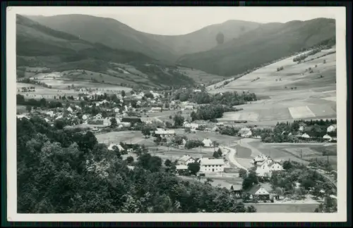 2x AK -  Loučná nad Desnou - Vízmberk Wiesenberg - Tschechien Wohnhäuser Gebäude