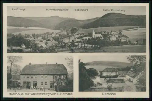 AK Gasthaus zur Winzenburg u.a. - bei Freden Leine Kr. Alfeld Hildesheim - 1910