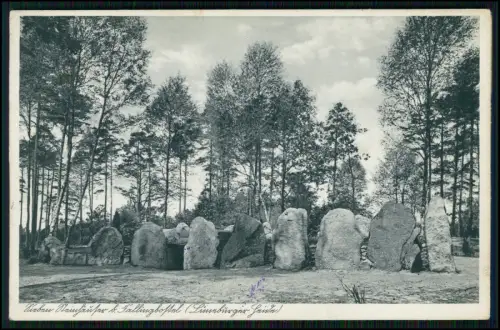 AK Fallingbostel Lüneburger Heide - 7 Steinhäuser Großsteingräber Feldpost 1941