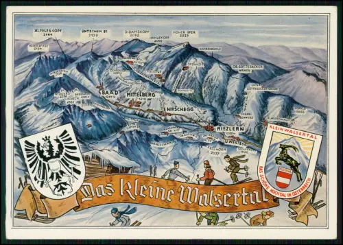 7x Foto u. AK - Kleinwalsertal Mittelberg - Bezirk Bregenz Vorarlberg Österreich