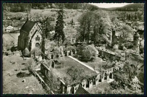 Foto AK - Hirsau Bad Liebenzell  Klosterareal Mauern Arkaden umgeben Talpanorama