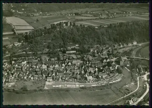 3x AK - Helmarshausen Bad Karlshafen - Cekade Luftbild Ortskern entlang d. Weser