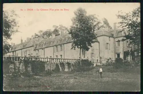 AK 1. WK Inor Meuse, Le Chateau Vue prise du Parc 1914
