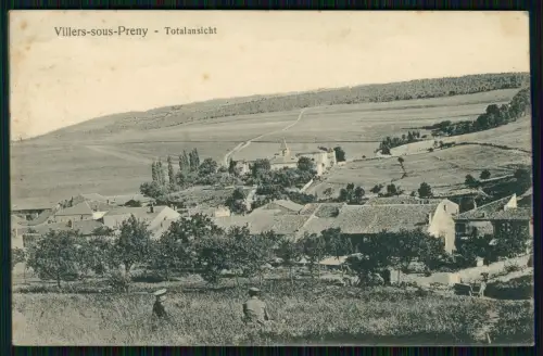 AK 1. WK Villers sous Preny Meurthe et Moselle 1915 Feldpost gelaufen