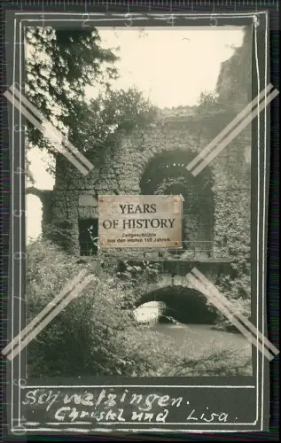 Foto 4x Ausflug nach Schwetzingen in Baden 1936