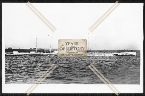 Foto Unterseeboot U-Boot SM U 21 Kaiserliche Werft Danzig Marine 1913 