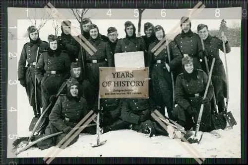 Foto 5x Soldaten im Winter 1940-43 Haus 9 Inn. Abt. uvm. 
