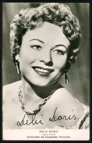 5x signiert Delia Doris Monika Strauch Eliana Pittman Günter Keil Thomas Fritsch