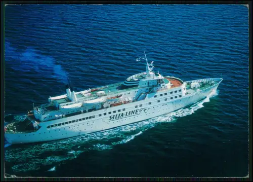 AK - Helsinki Ostsee Silja Line MS Ilmatar Fähre Luftbild  Stempel Gdańsk Danzig
