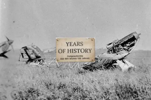 Repro Foto 10x15cm Flugzeug airplane aircraft Bruch