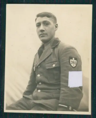 Foto Portrait Soldat - RAD-Abteilung 3/280 Coburg Franken Der Sandwirt von Tirol
