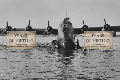 Repro Foto 10x15cm Flugboot Flugzeug BV 222 Transportflugzeug