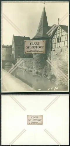 Orig. Foto  23x17cm Büdingen Schlaghaus 1931 