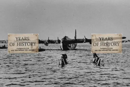 Repro Foto 10x15cm Flugboot Flugzeug BV 222 Transportflugzeug