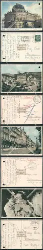 AK 4x Feldpost 1940 gel. Karten aus Wiesbaden Berlin Schauspieler alle Karten g