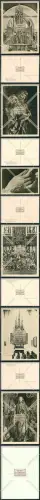 Foto AK 6x Rothenburg + Creglingen Herrgottskirche Marienaltar Tillmann Riemens