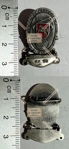 Schützen Nadeln Walsrode Vereinsmeisterschaft Kleinkaliber KK 58 Nadel Spange 