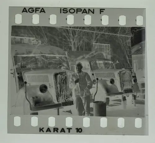 Original Negativ 1939 -45 - Fahrzeuge LKW Wehrmacht Kennung und Kennzeichen