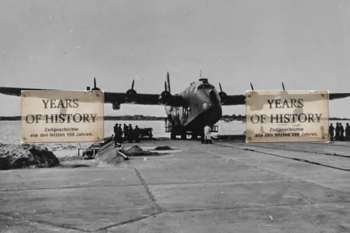 Repro Foto 10x15cm Flugboot Flugzeug BV 222 Transportflugzeug