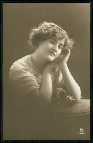 5x AK Postkarten - Jugendstil Damen Frauenporträts Atelierfotografie - 1900-20