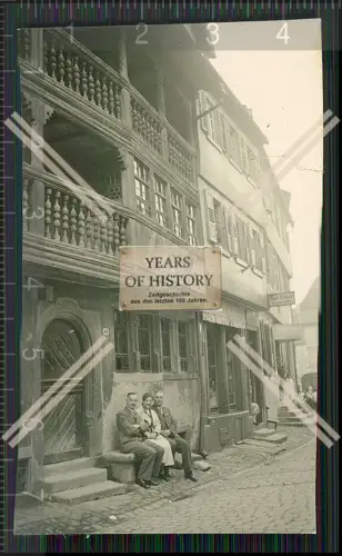 Foto 7x Ladenburg am Neckar Partie am Marktplatz kleine Gassen uvm. 1933