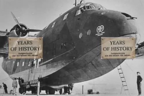 Repro Foto 10x15cm Flugboot Flugzeug BV 222 Transportflugzeug