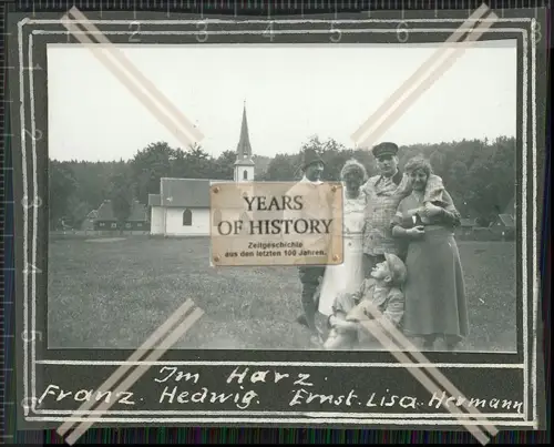 Foto 1932 Holzkirche in Elend sakrales Bauwerk Oberharz Brocken Sachsen-Anhalt