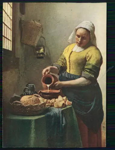 8x AK Künstler - Gemälde Rijksmuseum-Amsterdam Joh. Vermeer van Delft und andere