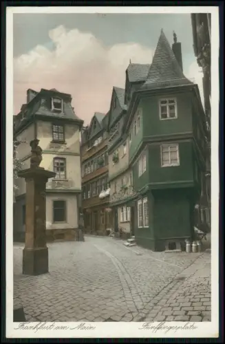 5x AK Frankfurt am Main - 1930er - klassische Stadtansichten - der Vorkriegszeit