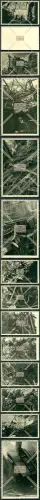 Orig. Foto AK 13x Luftangriff 1944 Bergwerk Gelsenkirchen Recklinghausen Bottrop