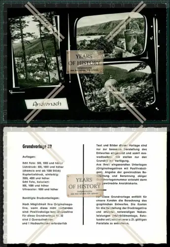 Orig. AK Andernach Mayen-Koblenz Grundvorlage 32 mehrfach Ansicht 