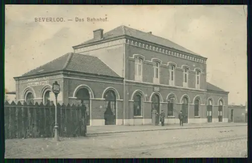 4x AK 1. WK - Beverloo Beverlo Beringen Flandern Limburg Infanterielager Bahnhof