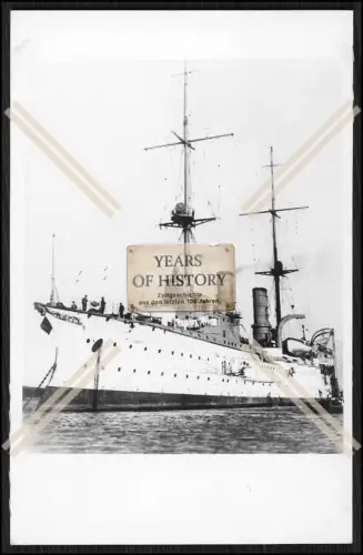 Foto SMS S.M.S. Hansa 1899 Großer Panzerkreuzer Kaiserliche Marine